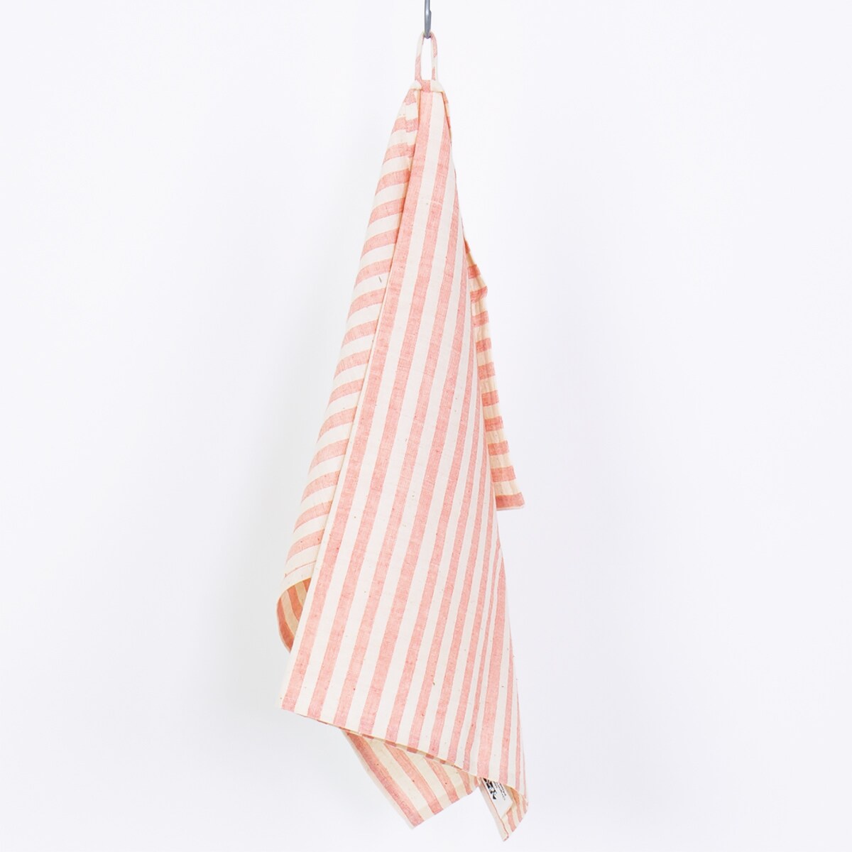 ECO BLOCKSTRIPE Towel, white/pink