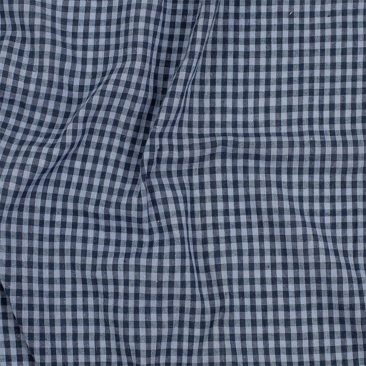 ECO CHECK Fabric, blue/blue