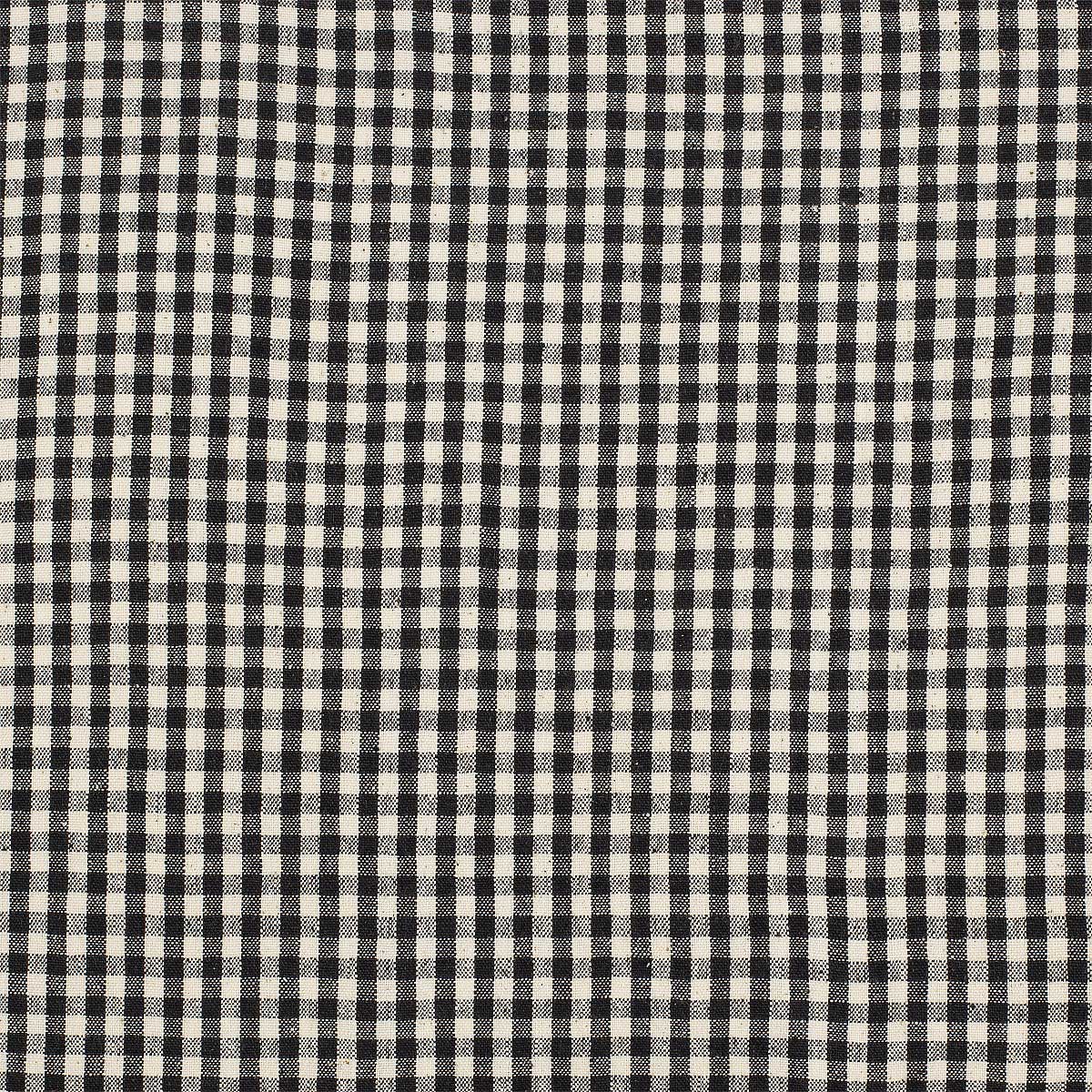 ECO CHECK Fabric, black/white