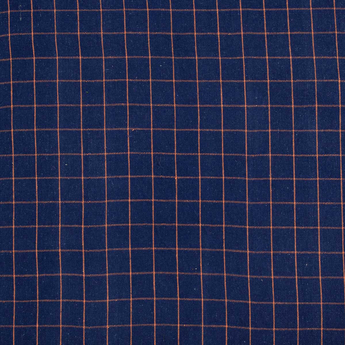 ECO GRID Fabric, blue/rust