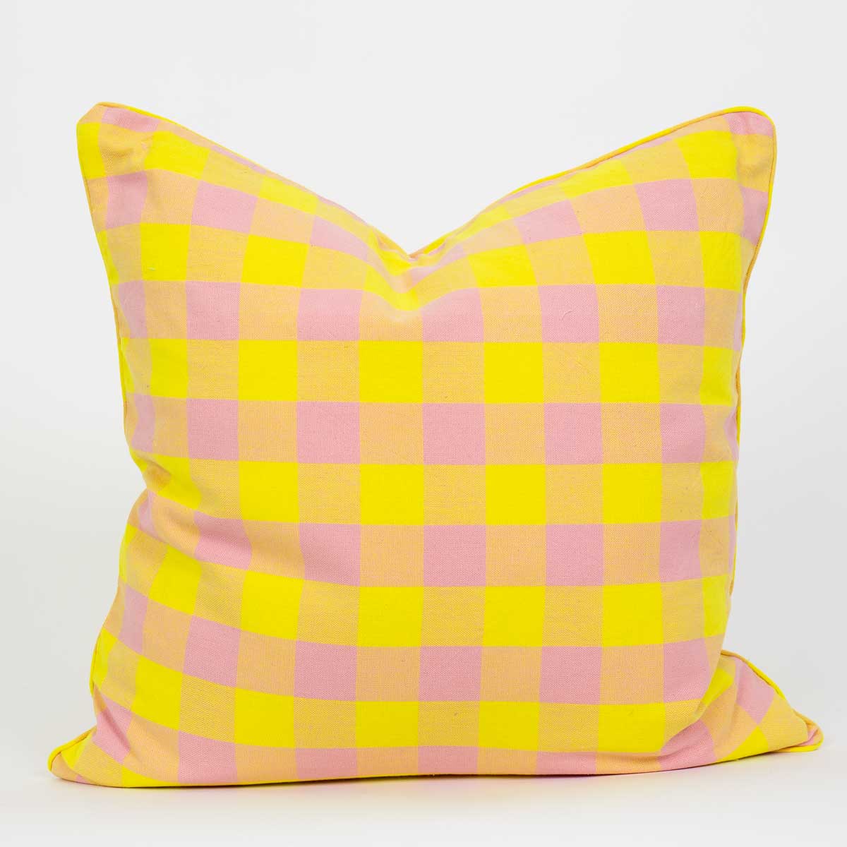 ECO OLGA Cushion cover 50x50, pink/yellow