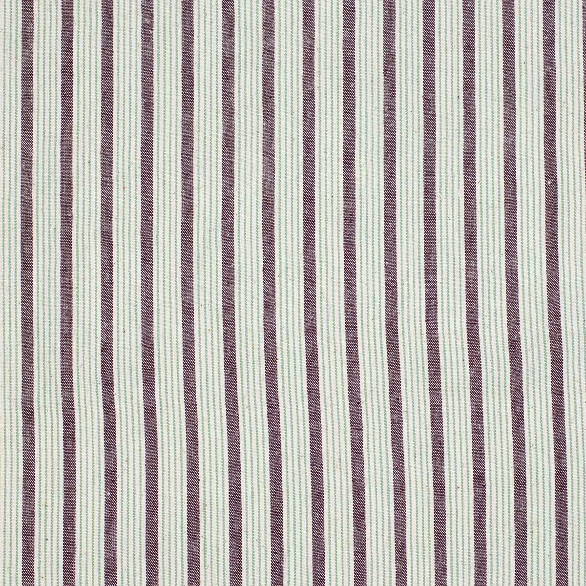 ECO REPEATESTRIPE Fabric winered/white/green