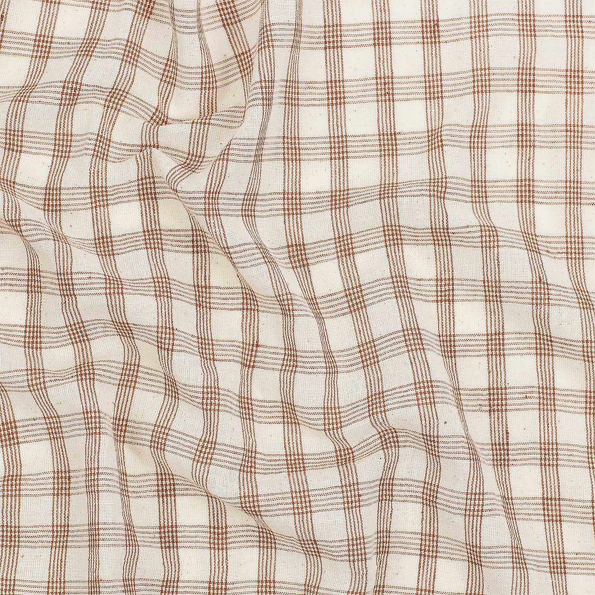 ECO STINA Fabric, white/brown