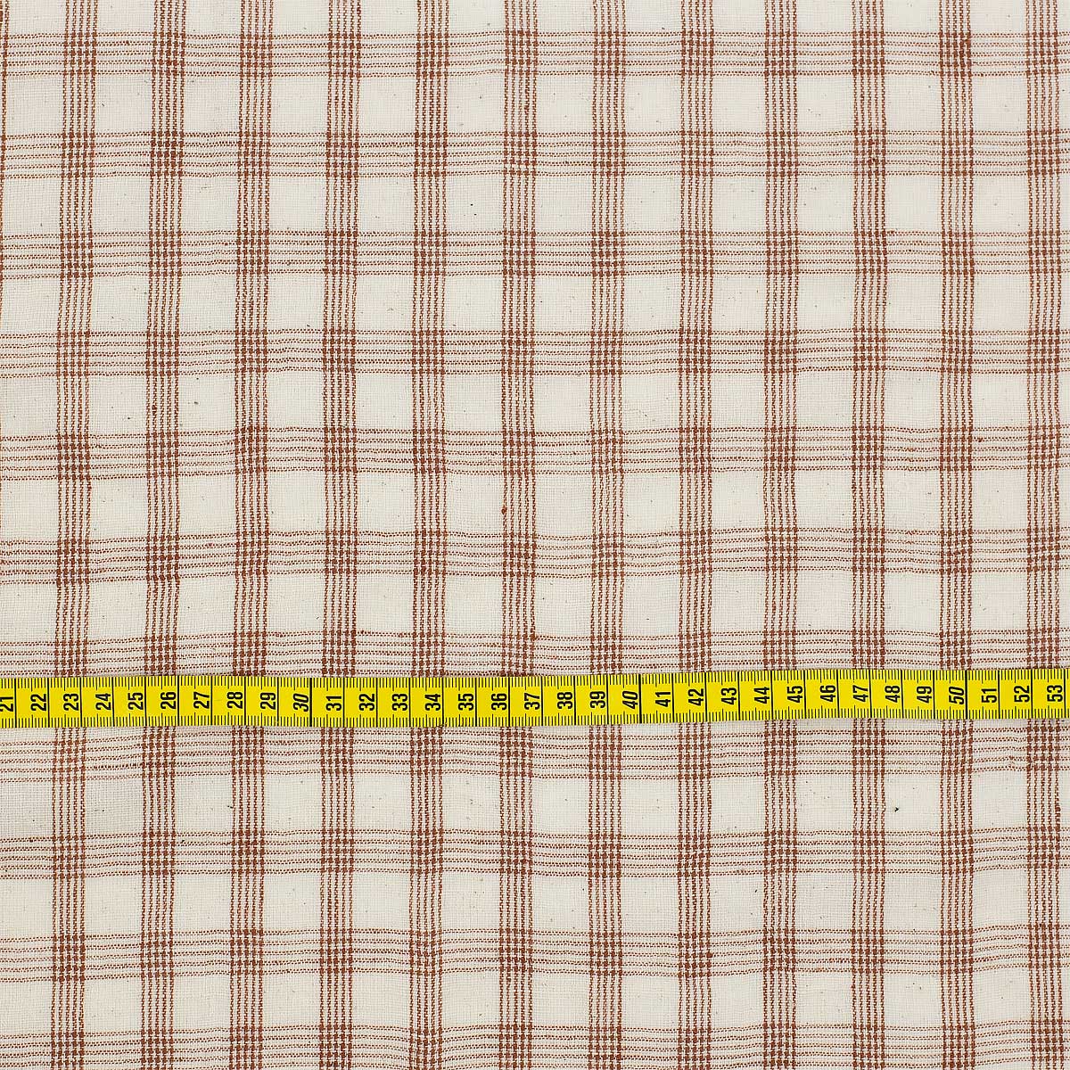 ECO STINA Fabric, white/brown