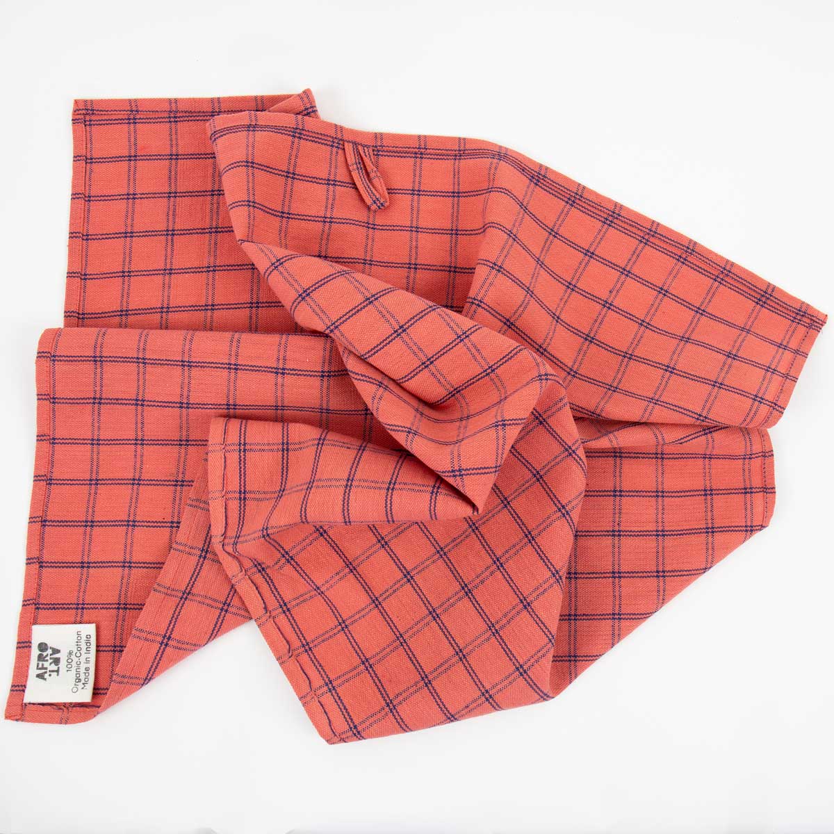 ECO DOUBLEGRID Towel pink/blue