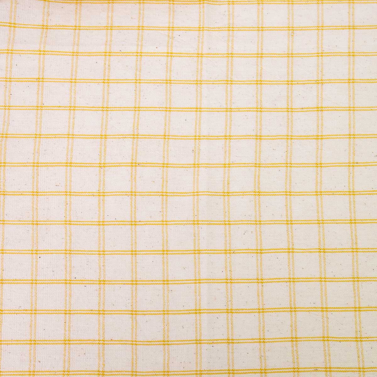 ECO DOUBLEGRID Fabric, offwhite/yellow