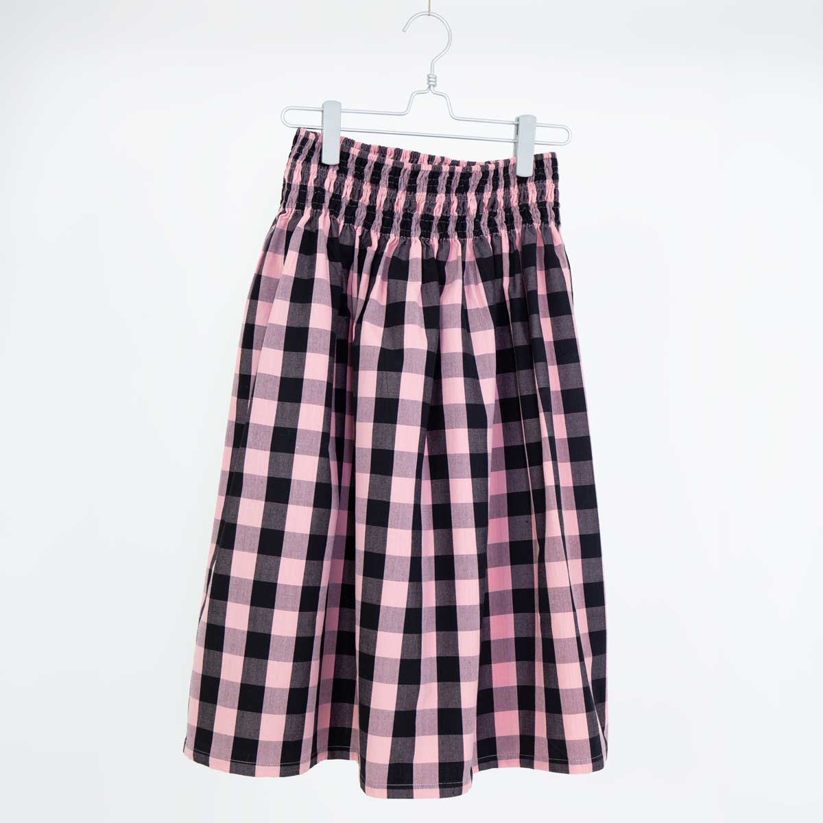 ELVIRA Kjol, rosa/svart, one size