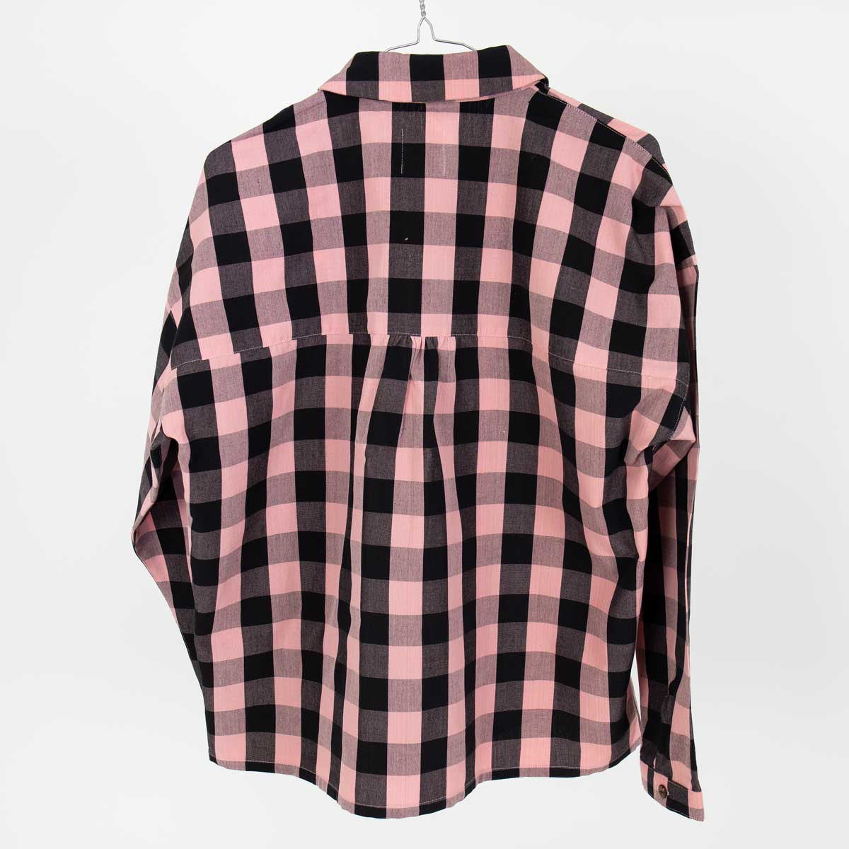 ELVIRA Skjortjacka, rosa/svart