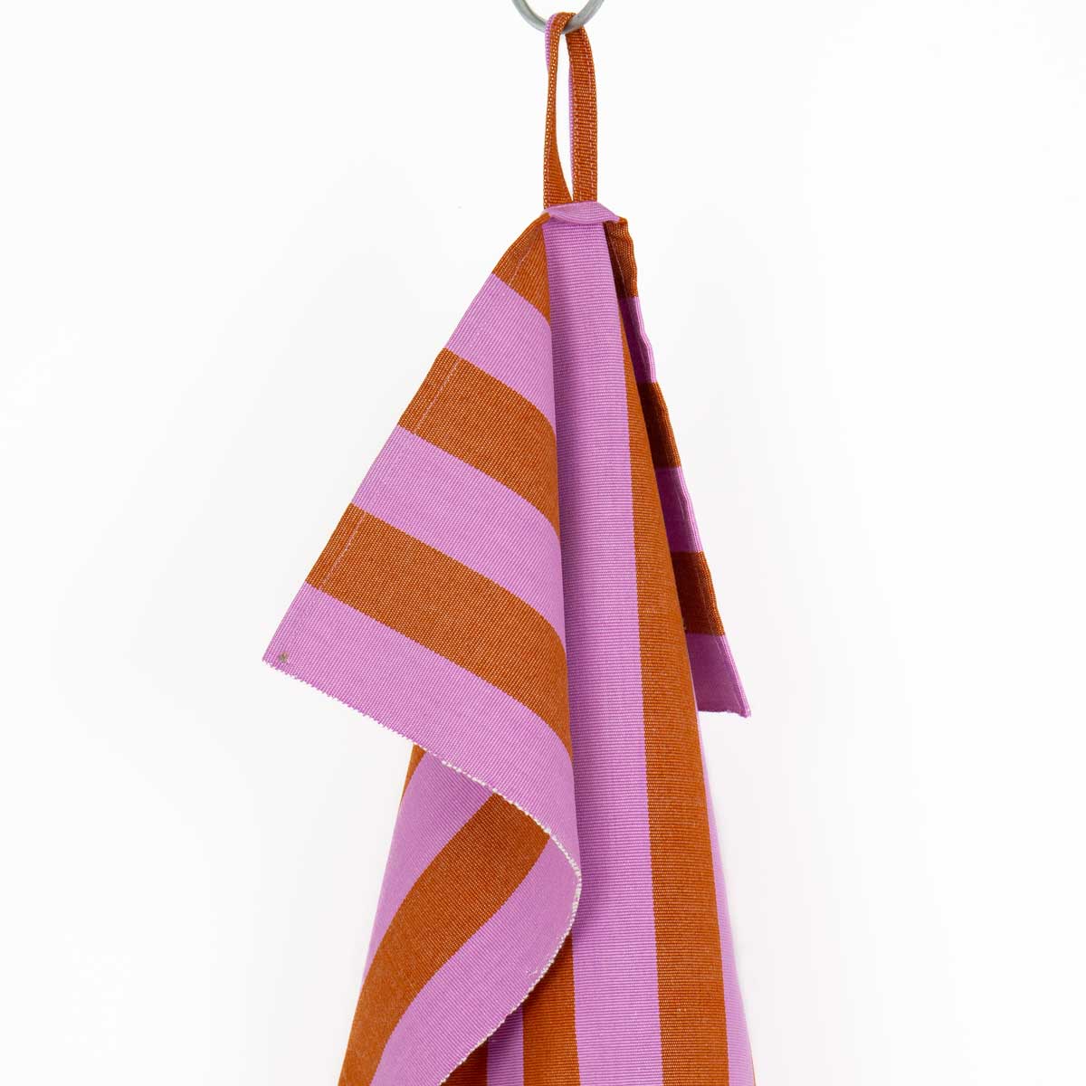 EMANUELA Handduk 50x70, rosa/rost