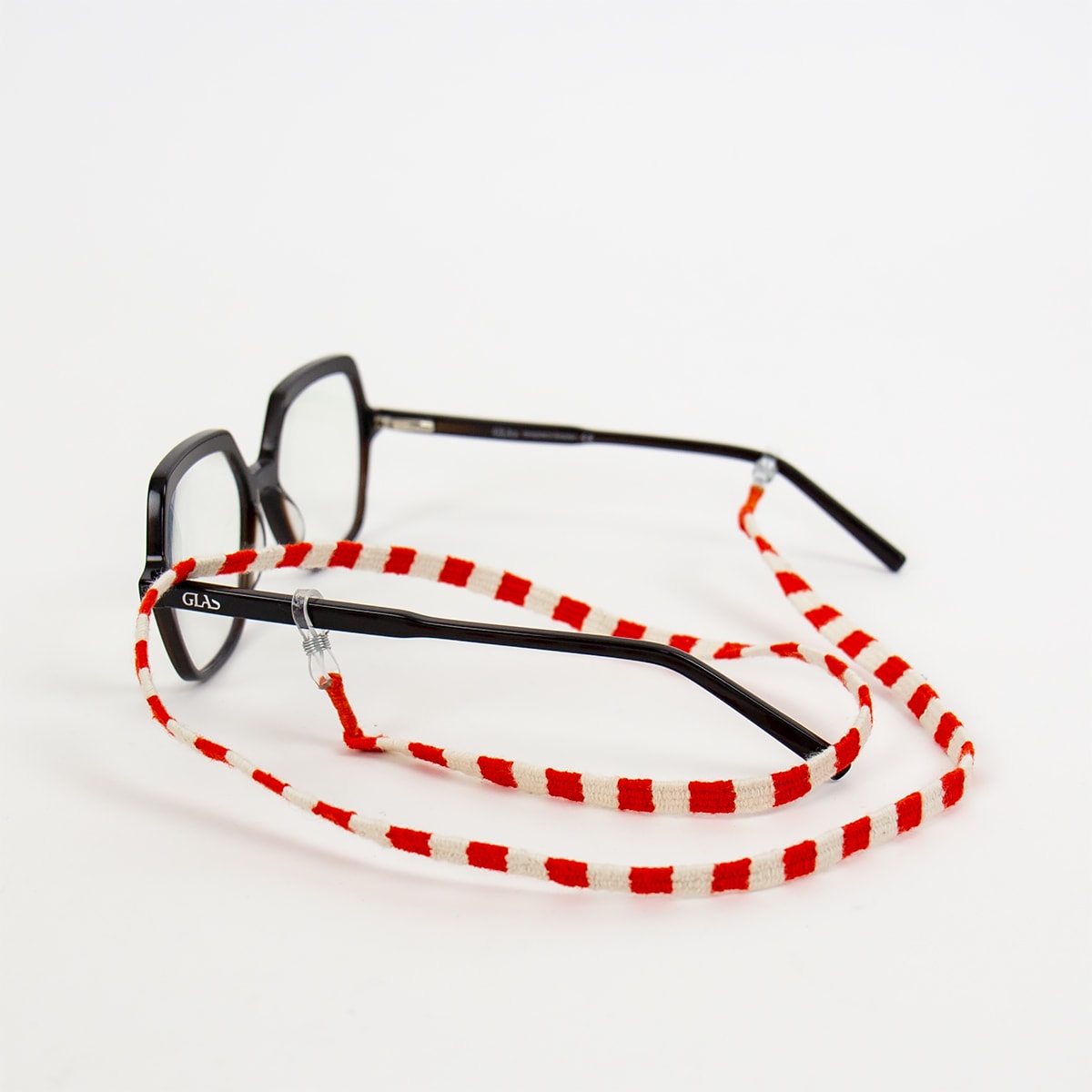 EYE Lanyard, white/red
