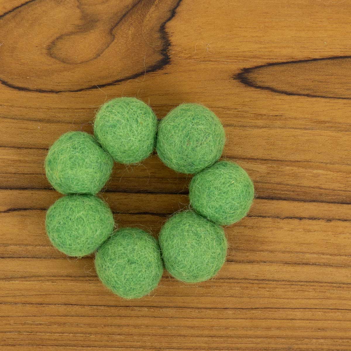 FELT BALL Servettring 2-pack, grön