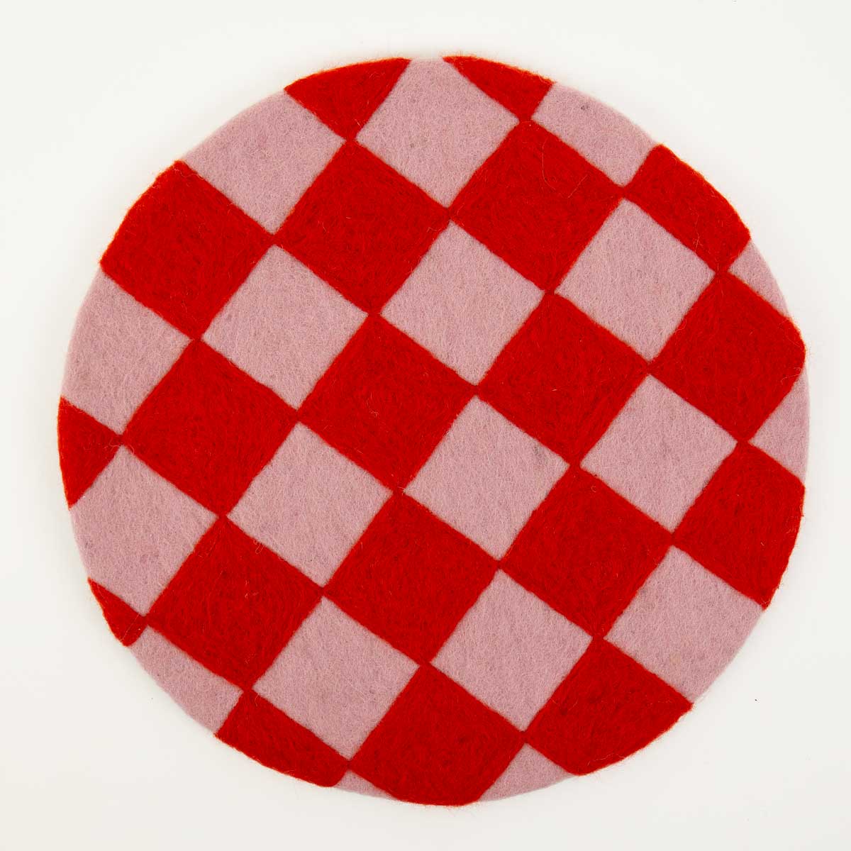 FELT CHESS Sittdyna, röd/rosa
