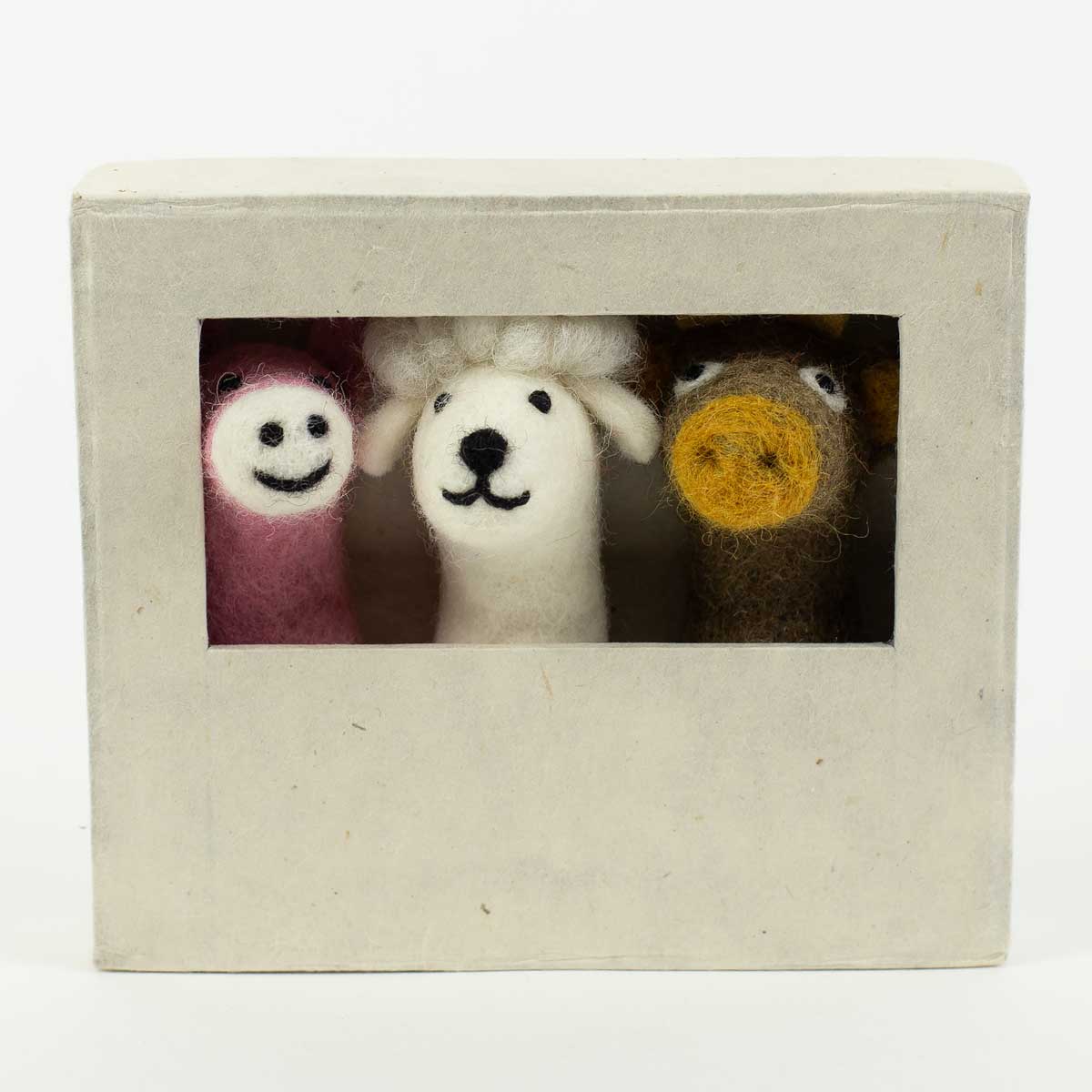 FELT COW Fingerd. 3-pack