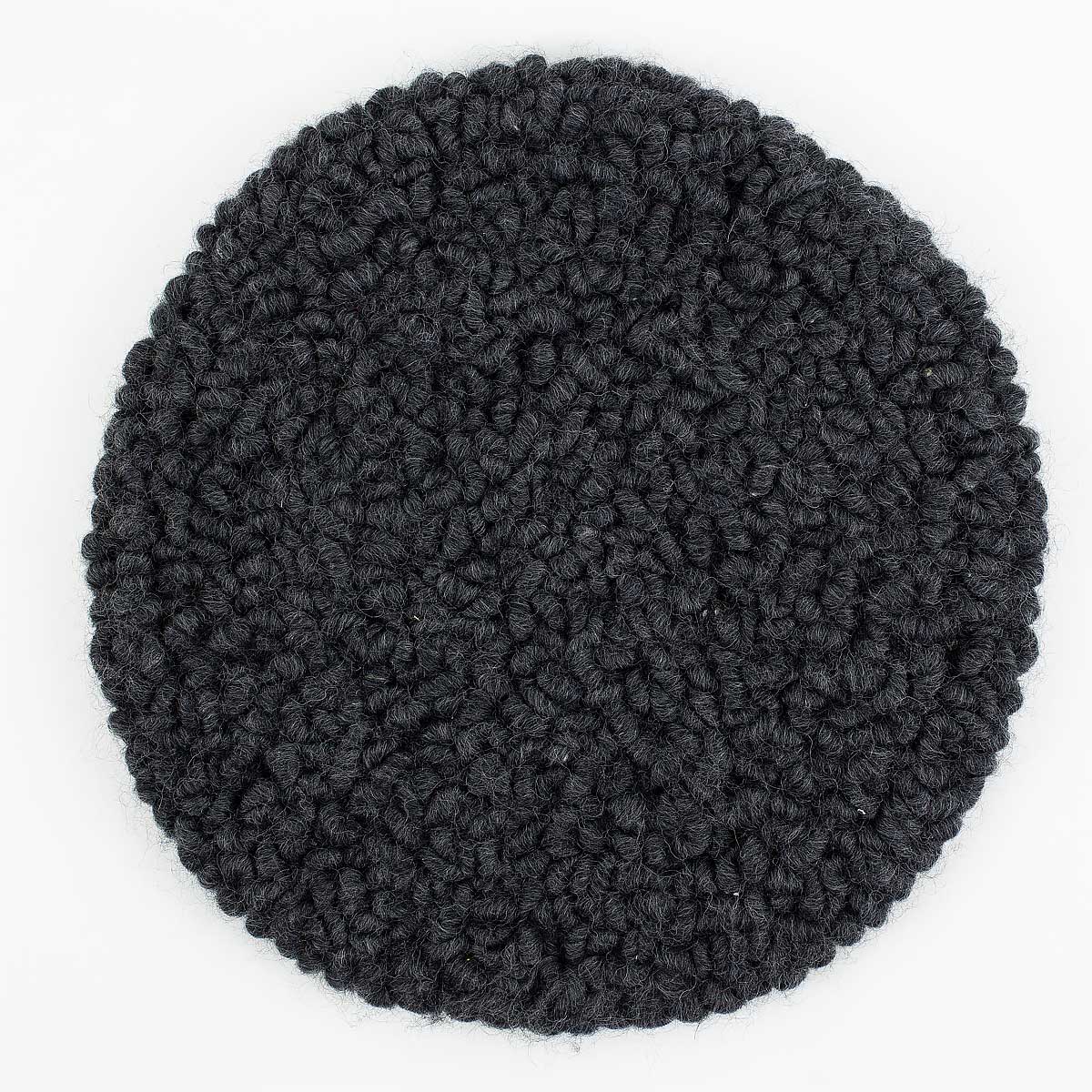 FELT CURL Seat pad dark grey A World of Craft