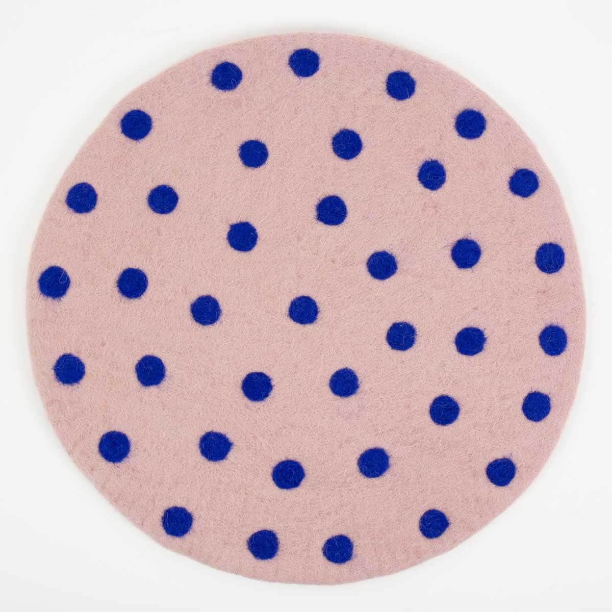 FELT DOT Seat pad, light pink/blue