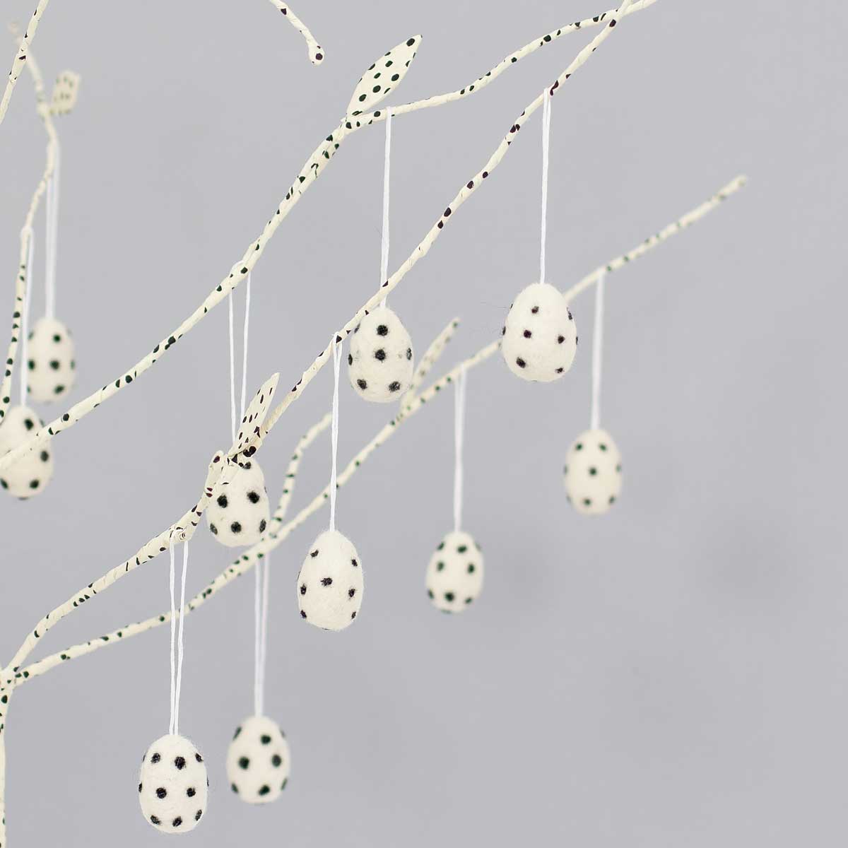 FELT EGGS Easter ornament 10-pack