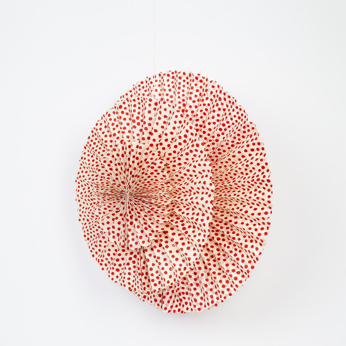 FLAKE DOTTED Star S, red/white