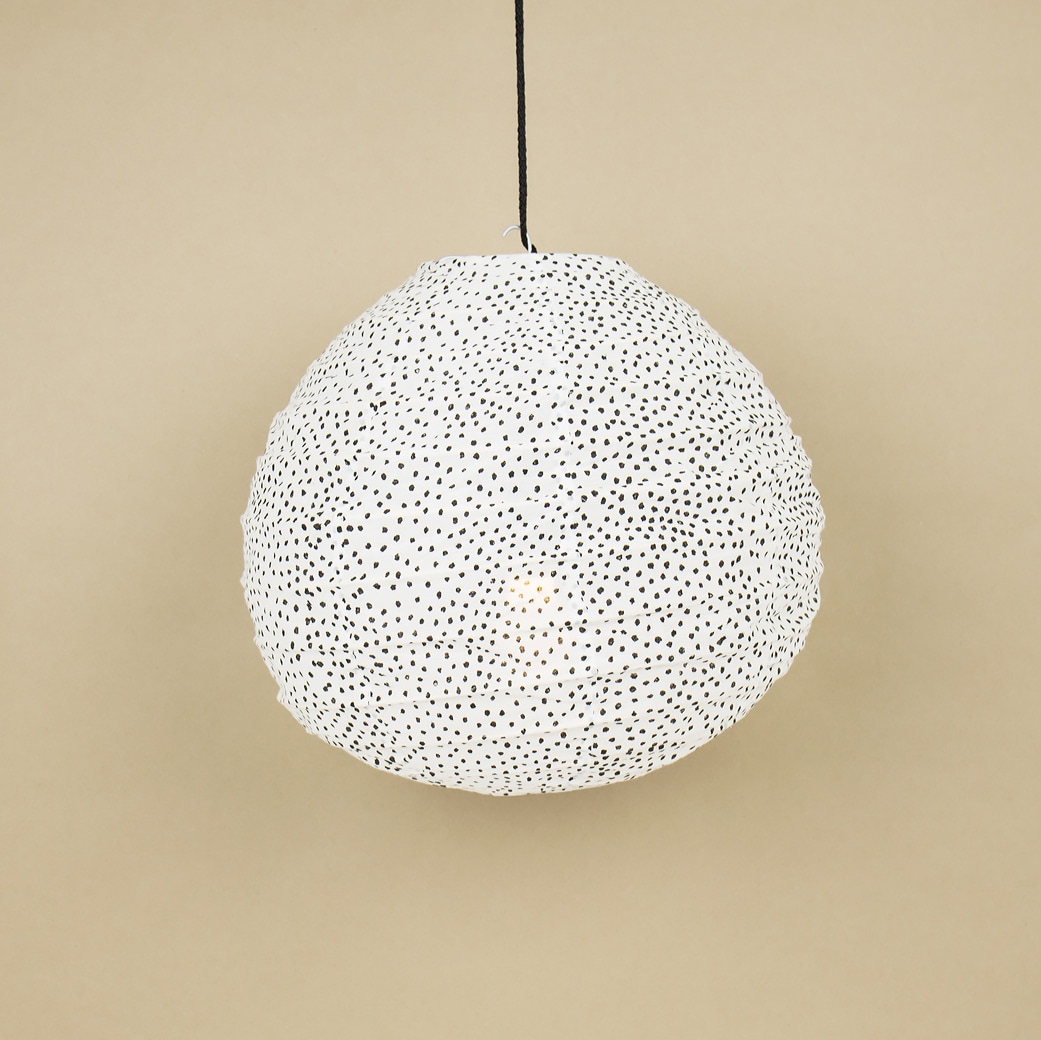 FLECK Lampshade XS, sv/vit