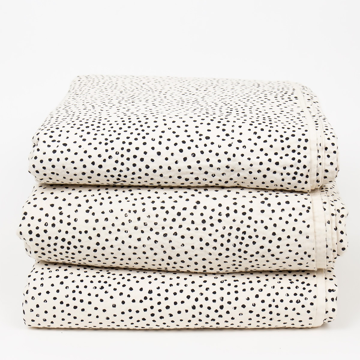 FLECK Bed cover 160x270, whi/bla