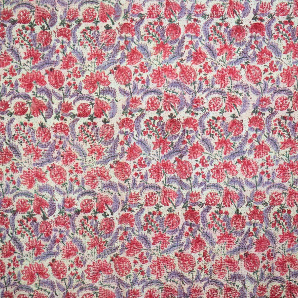 KANTHA FLOWER VINTAGE, Överkast/Bonad