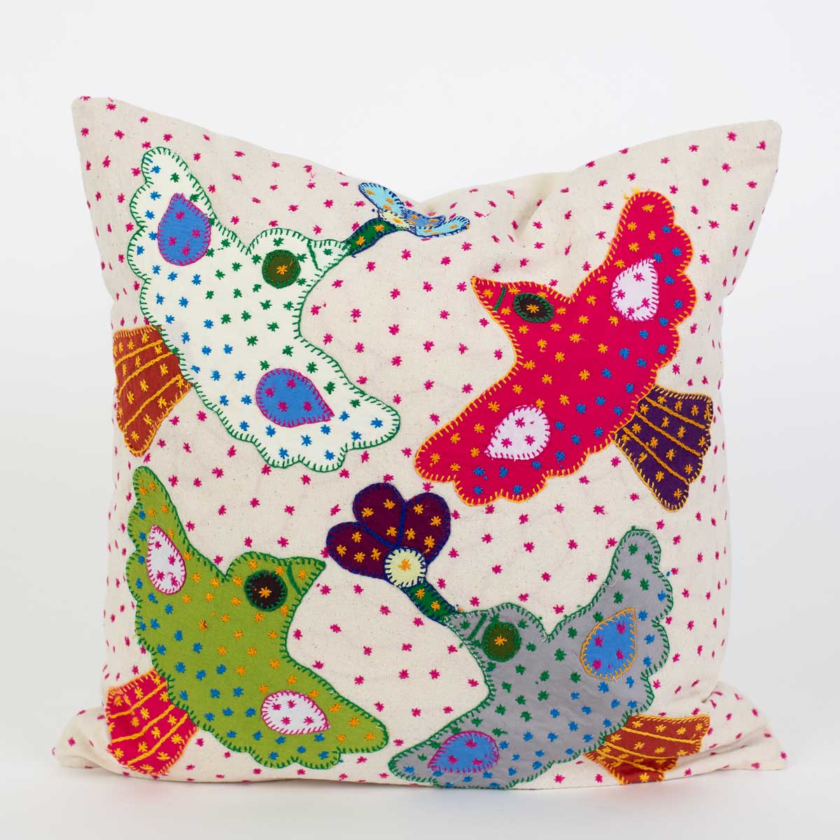 FLYING BIRDS Kuddfodral 40x40