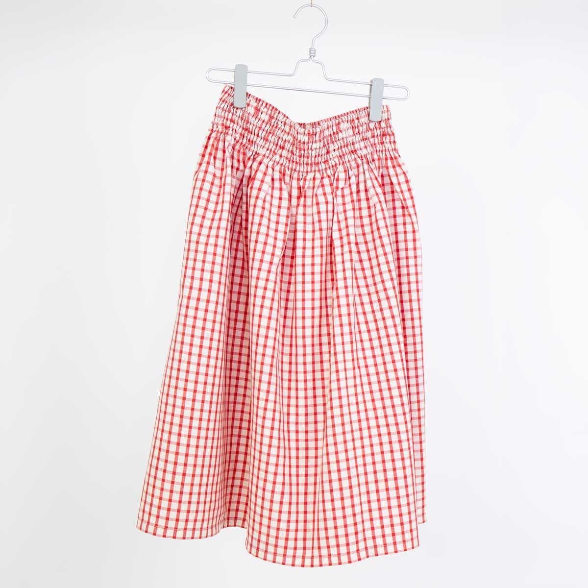 FREDRIKA Kjol, offwhite/röd, one size