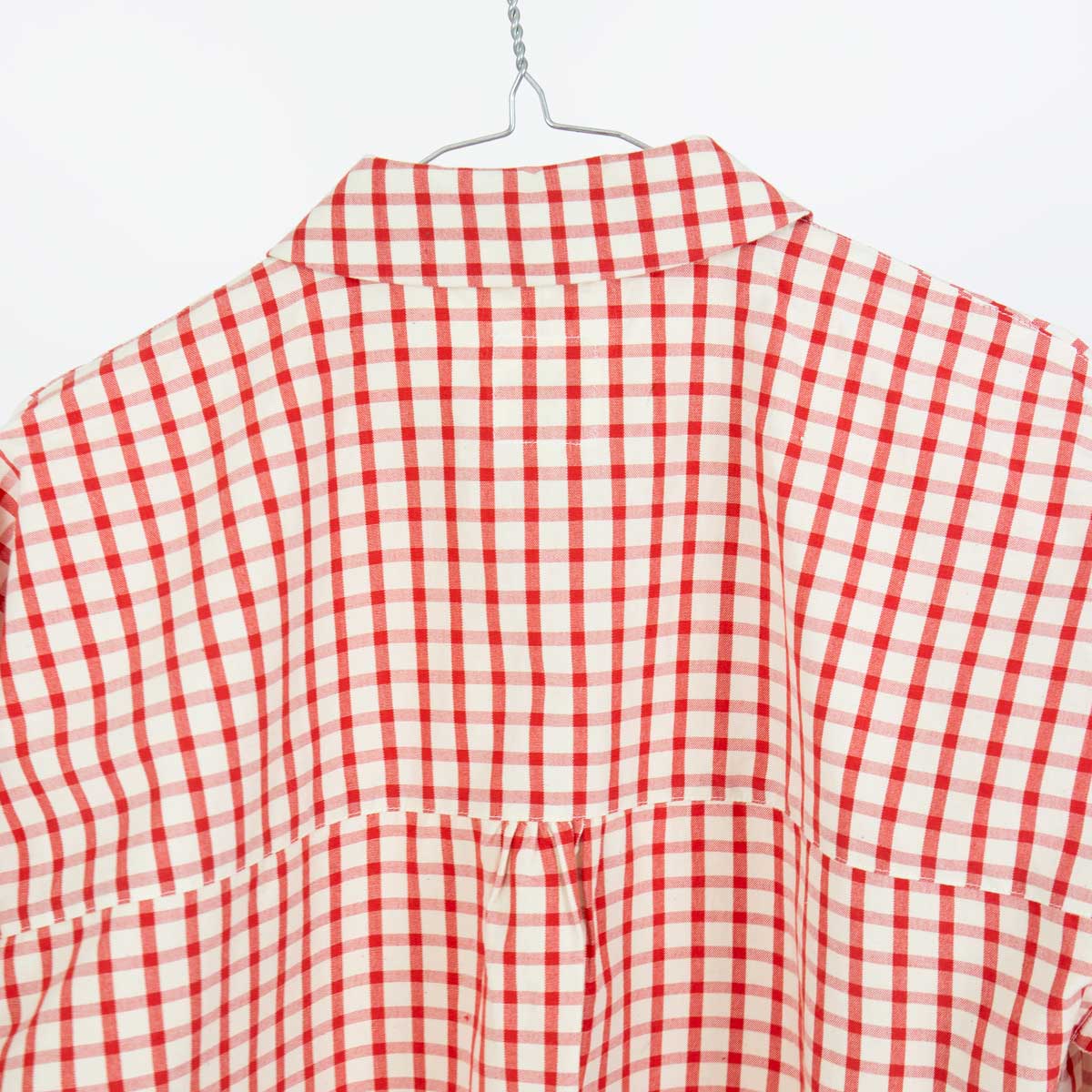 FREDRIKA Skjortjacka, offwhite/röd