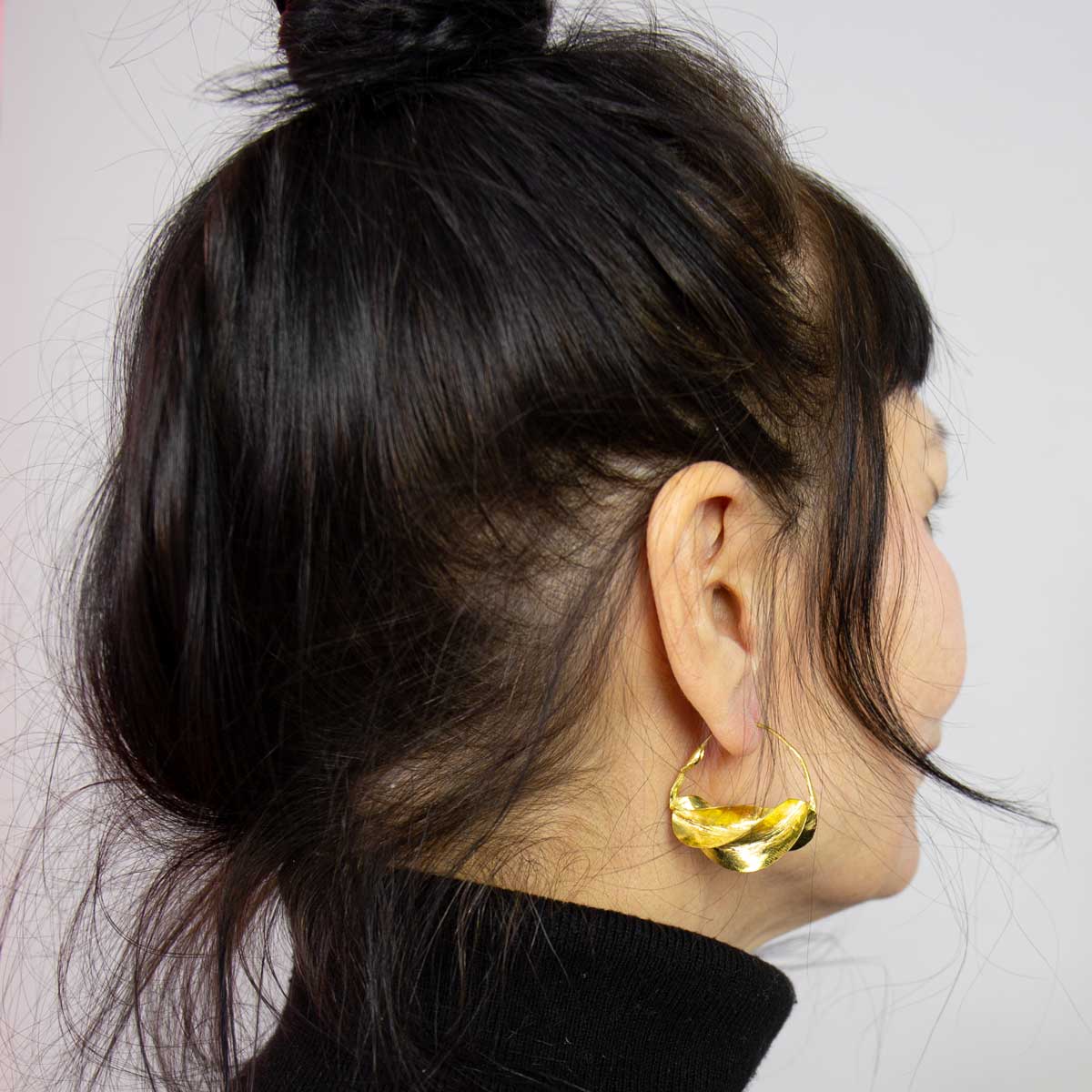 FULANI BRASS earrings, M