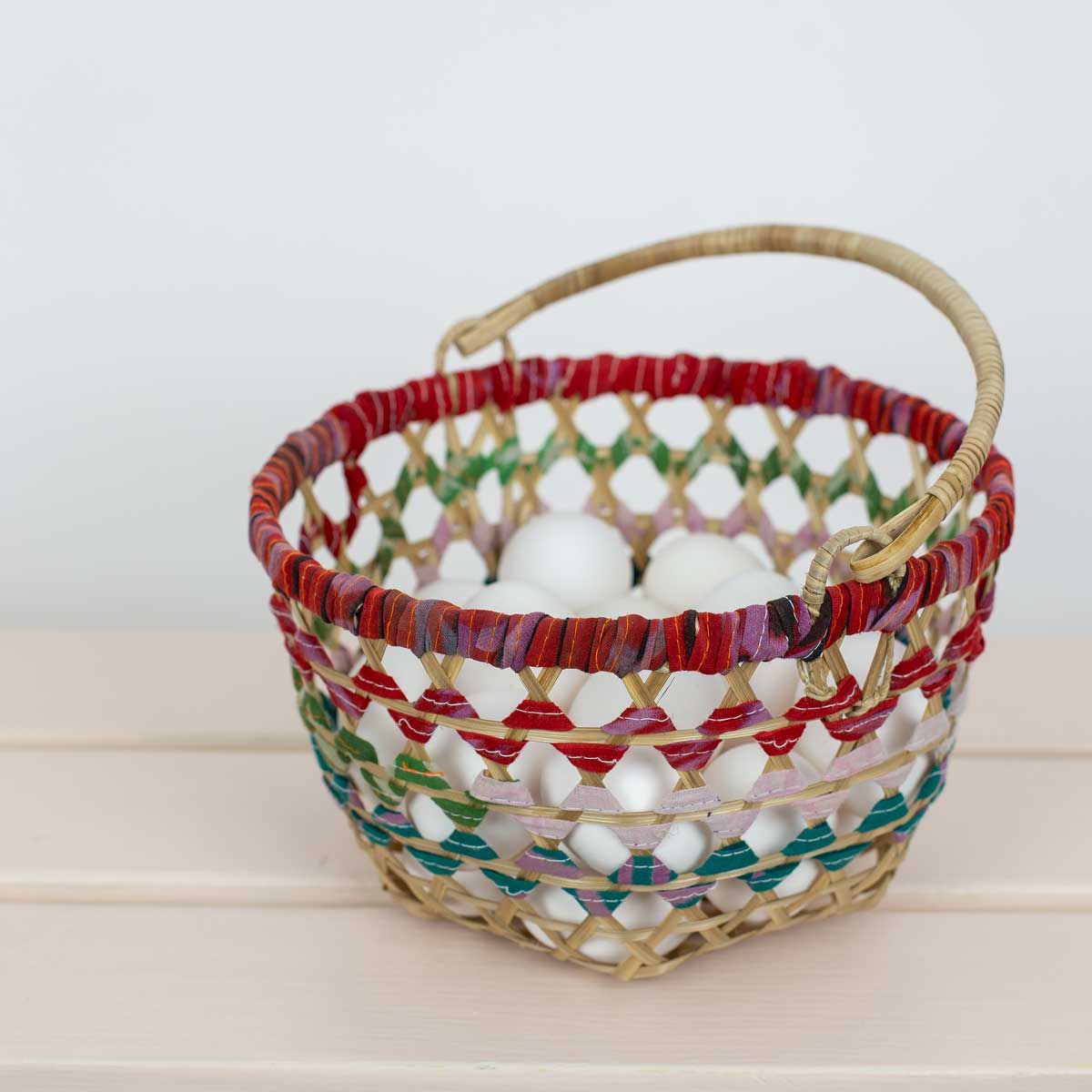 GARDEN Basket with lid, S