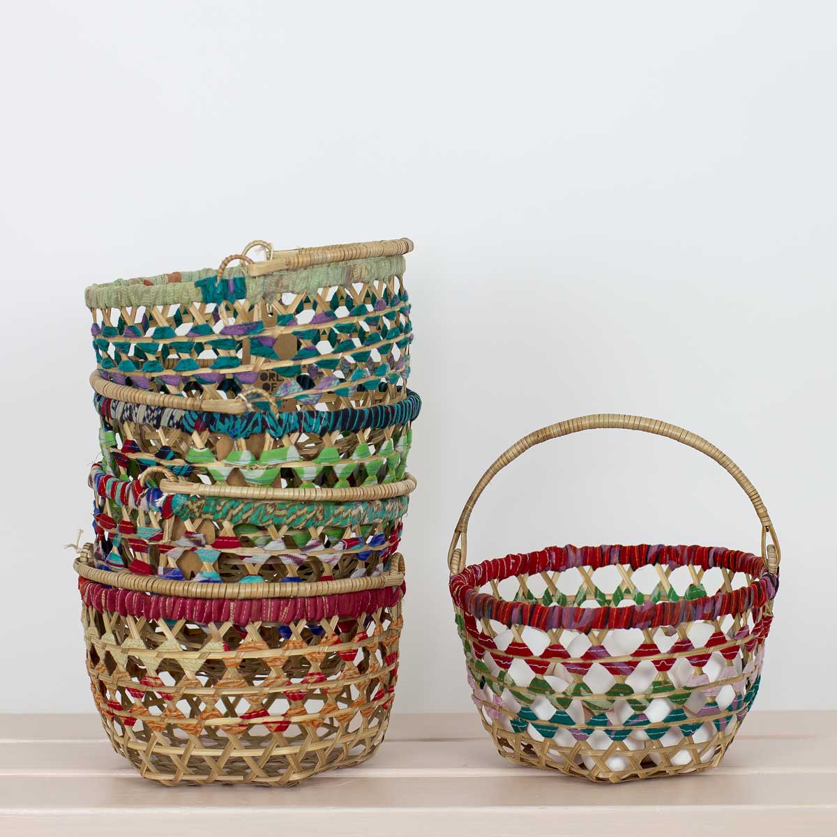 GARDEN Basket with lid, S