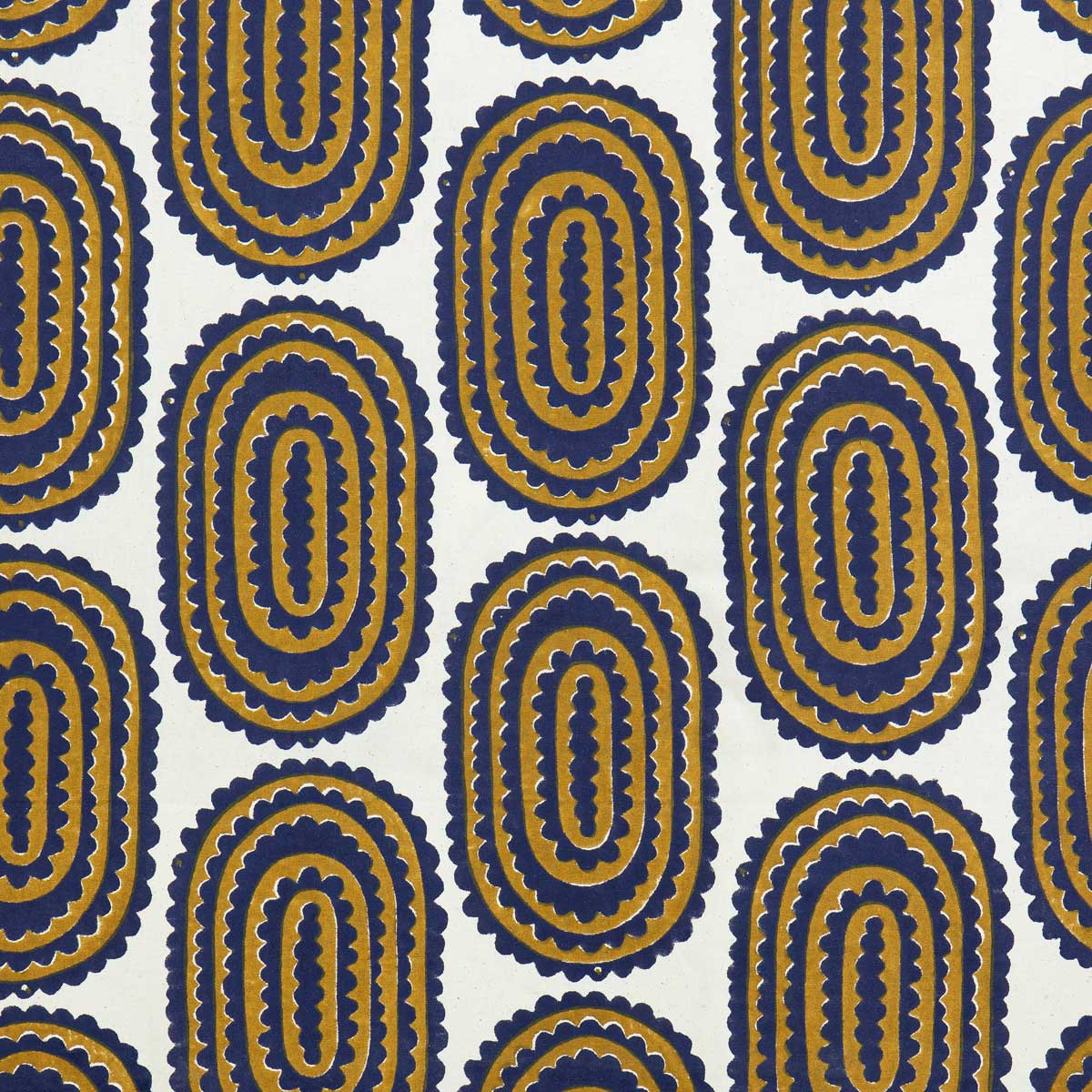 GEAR Duk 140x260, mörkblå/senap
