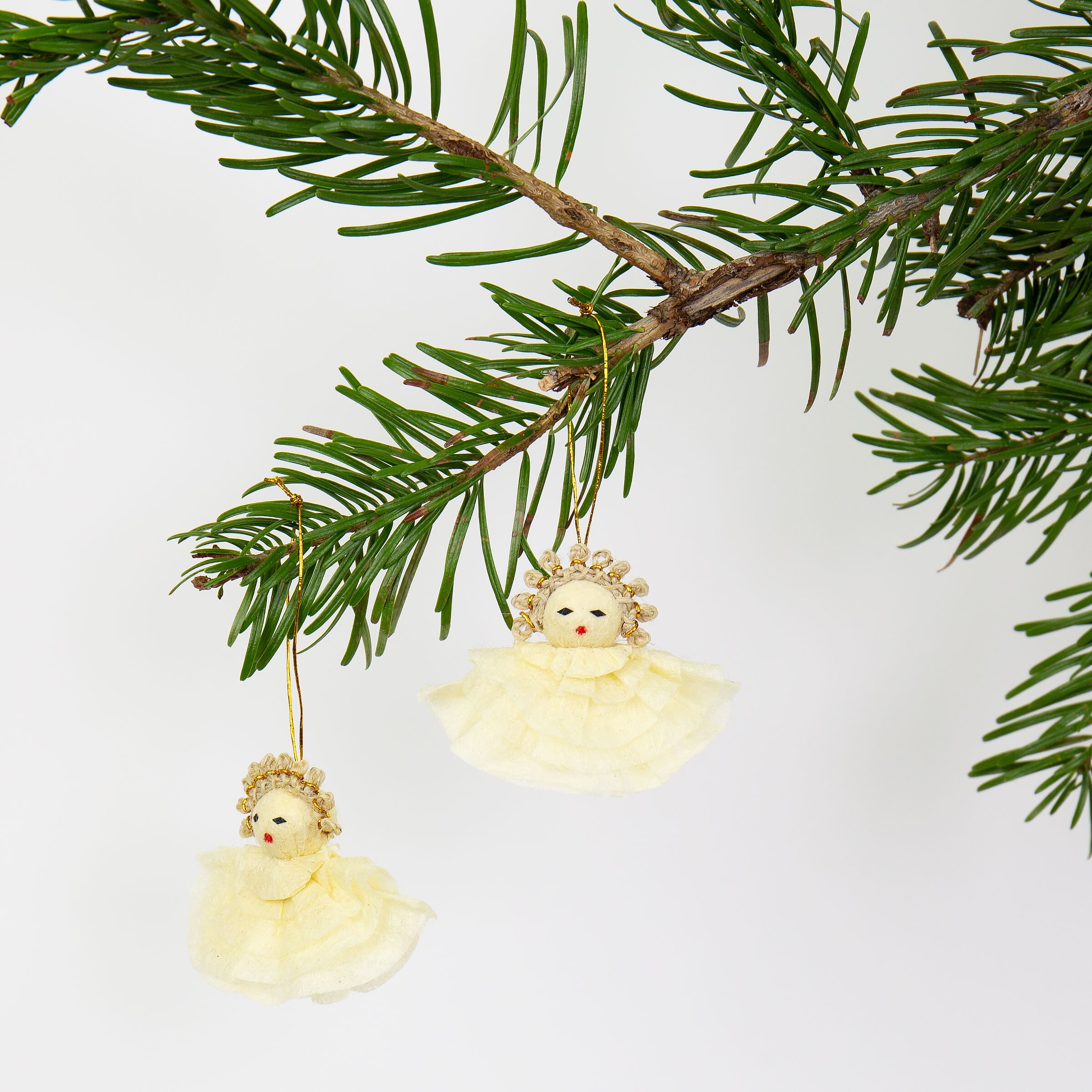 GLORIA ANGEL Ornament, 2-pack