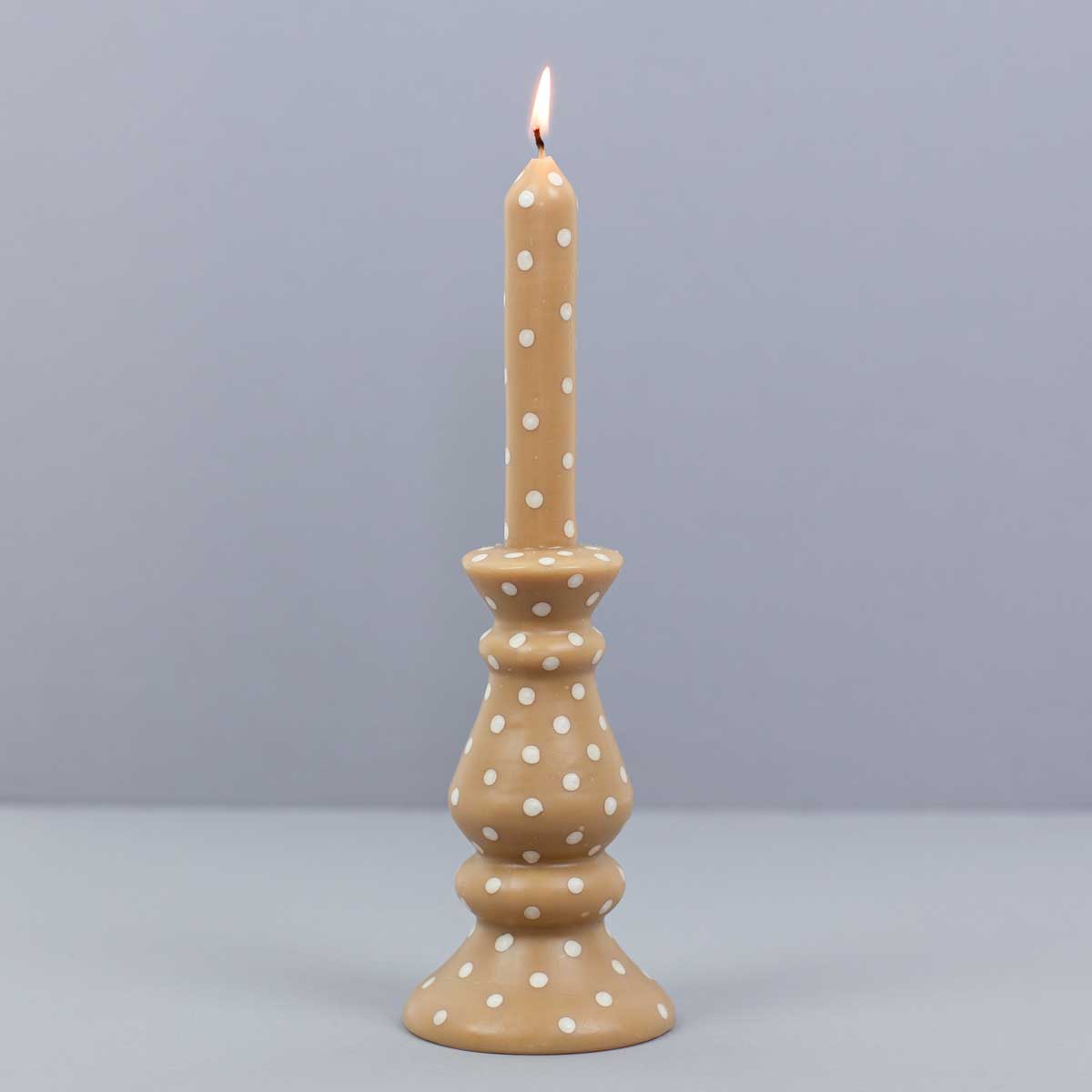 GLOW Candle, beige/white