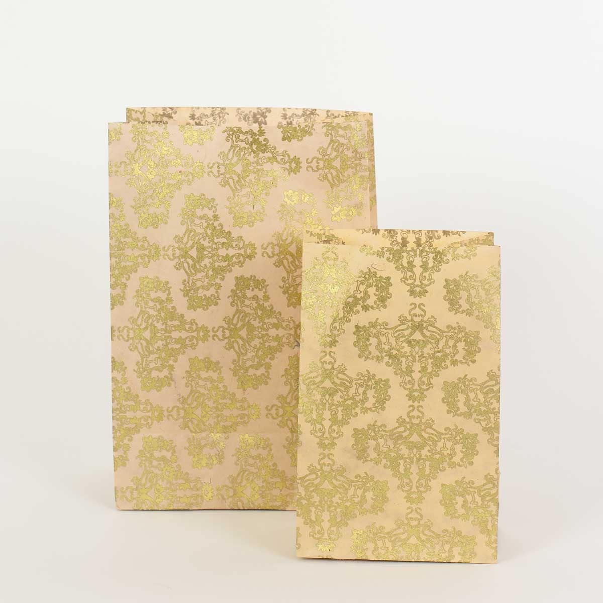 GOLDTREE Papperspåse 2-pack, rosa/guld
