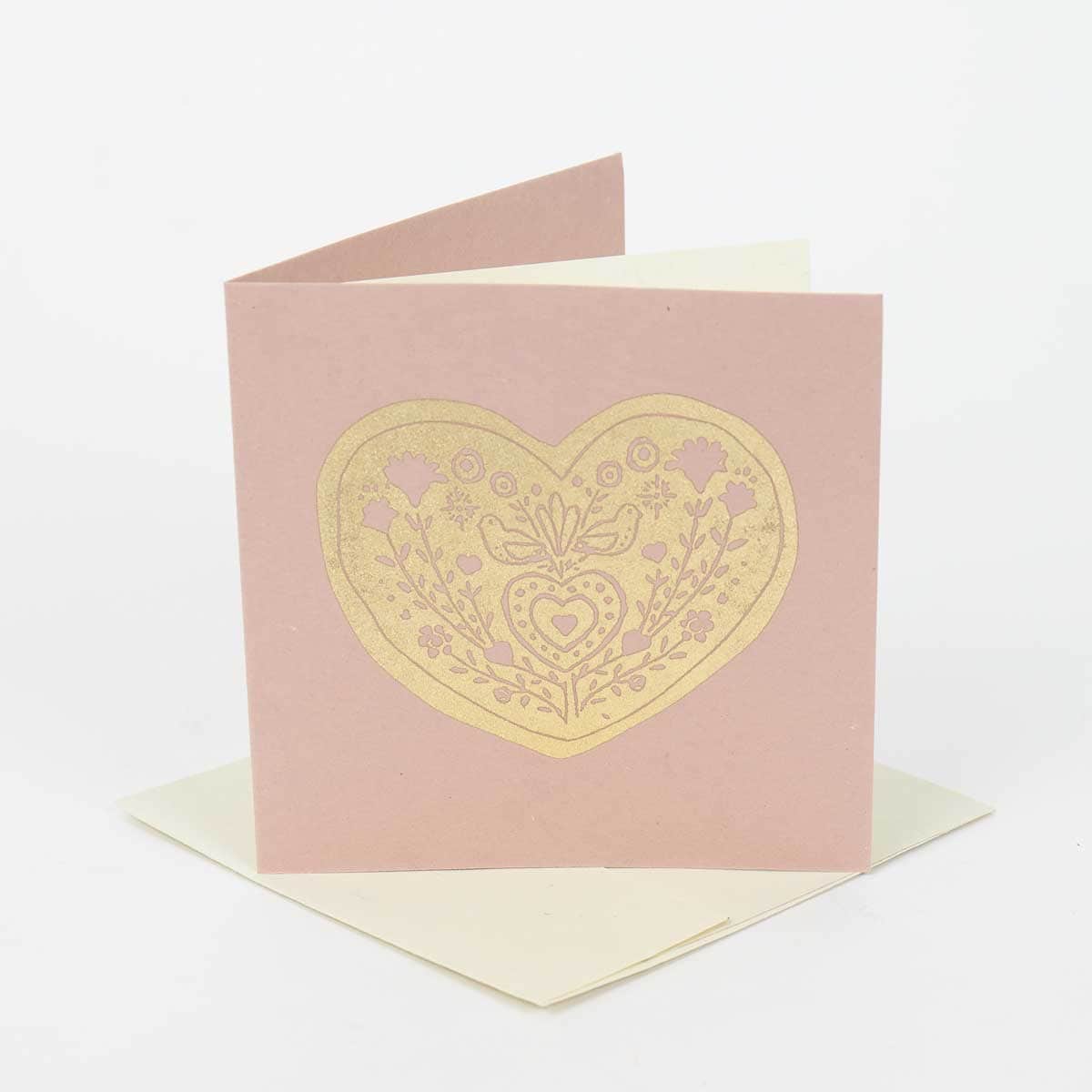 GOLD HEART Card