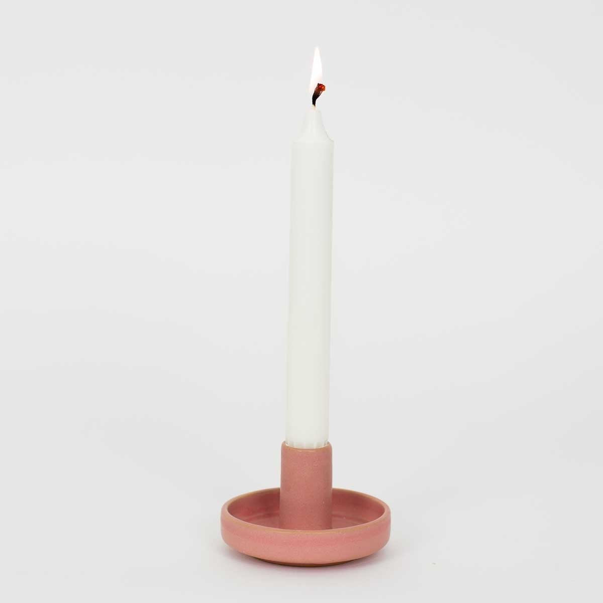 HERMES Candleholder, pink