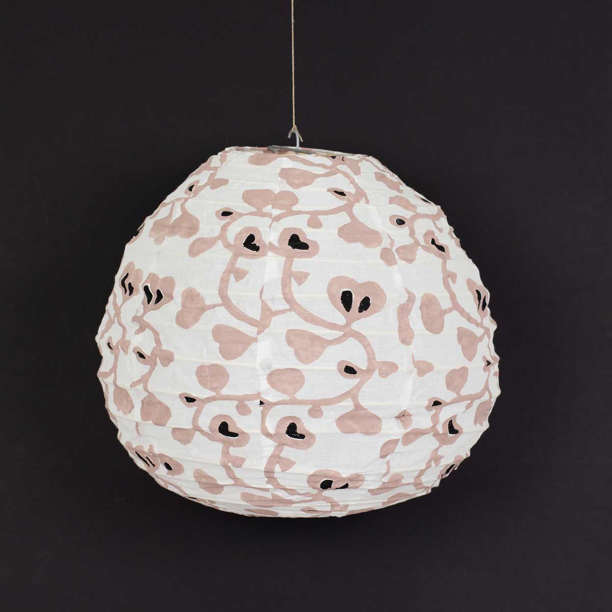 HEARTFLOWER DROP Lampshade XS, pink/brown