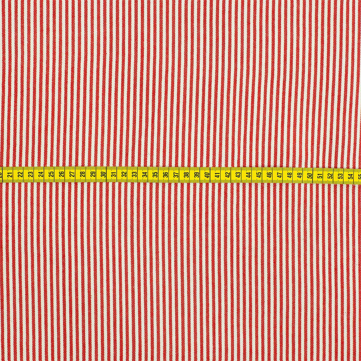 HECTOR Fabric 116 cm, red/white