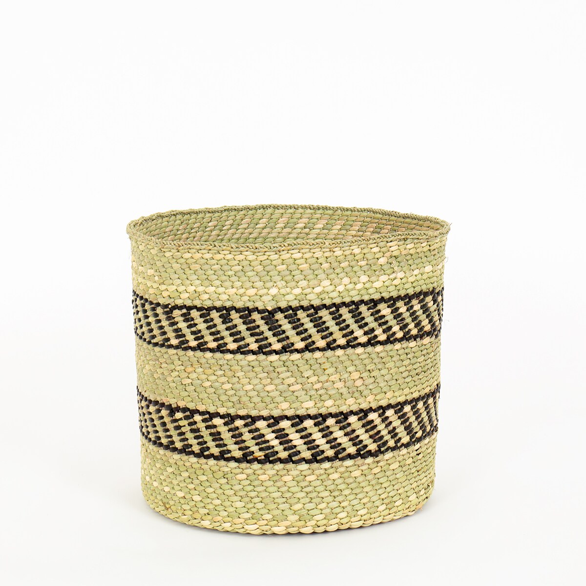 HEHE RUND Basket S, natur/black
