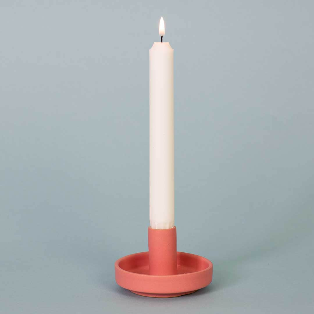 HERMES Candleholder, pink