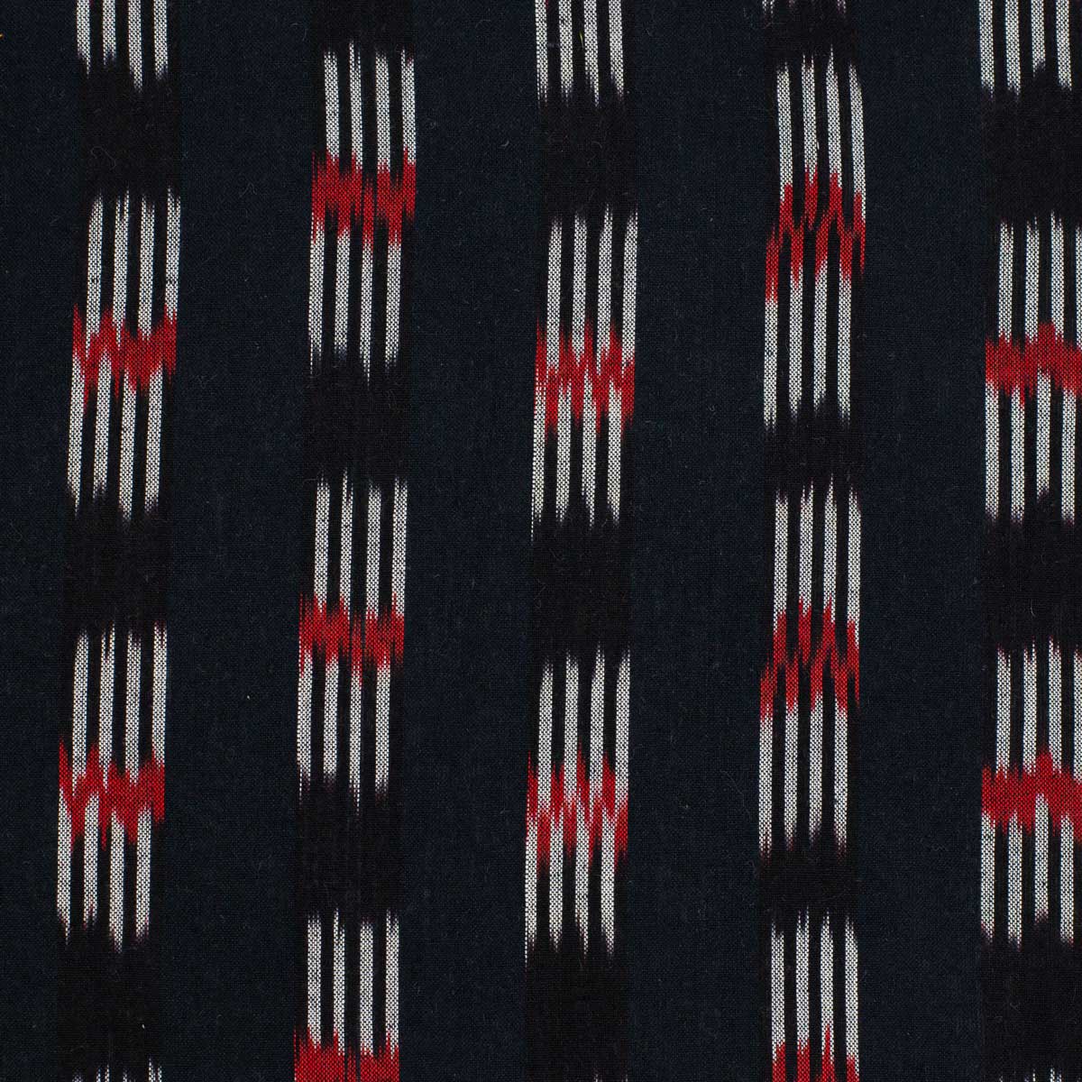 IKAT RED SPOT Fabric, black/red/white