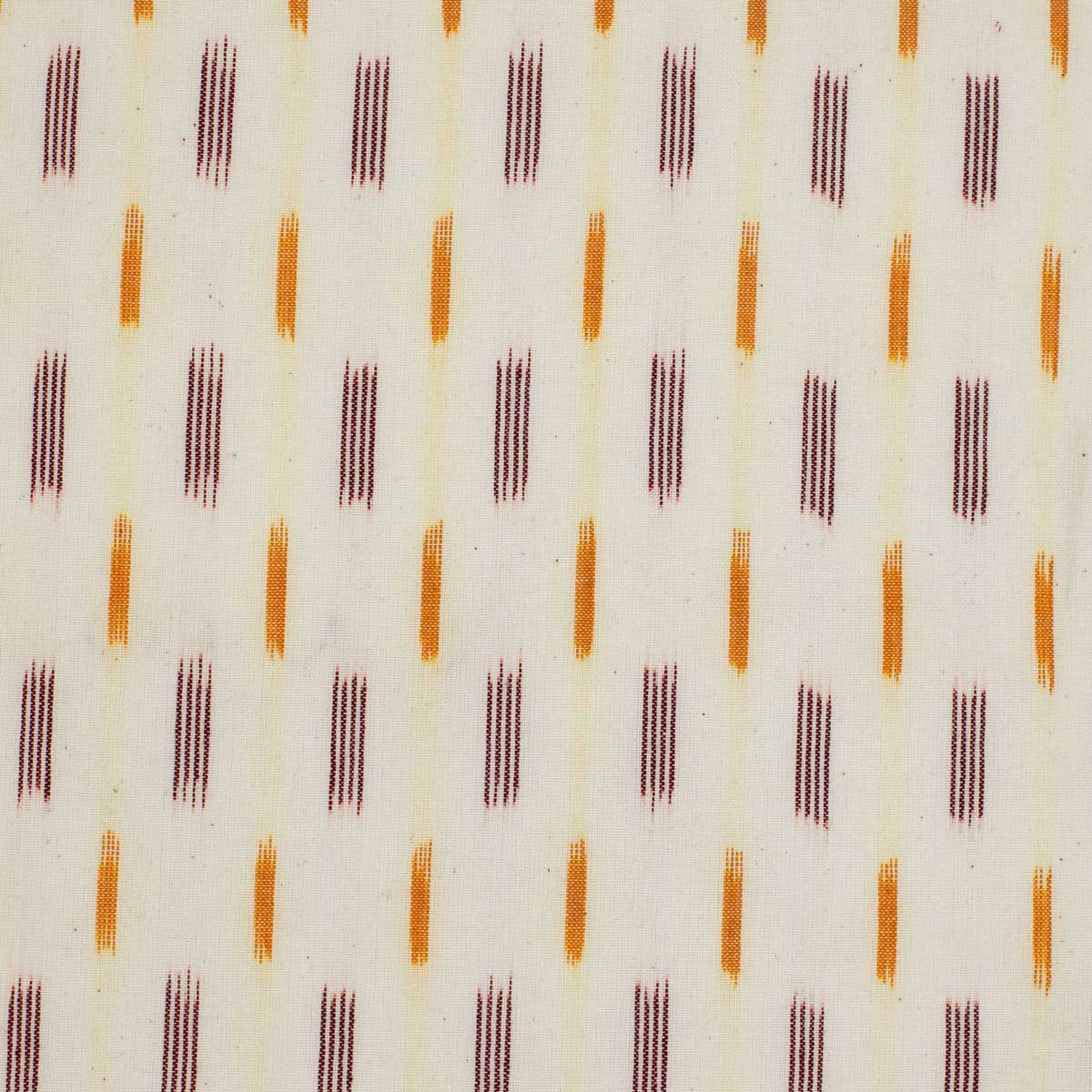 IKAT SPIRIT Fabric, offwhite/orange/red