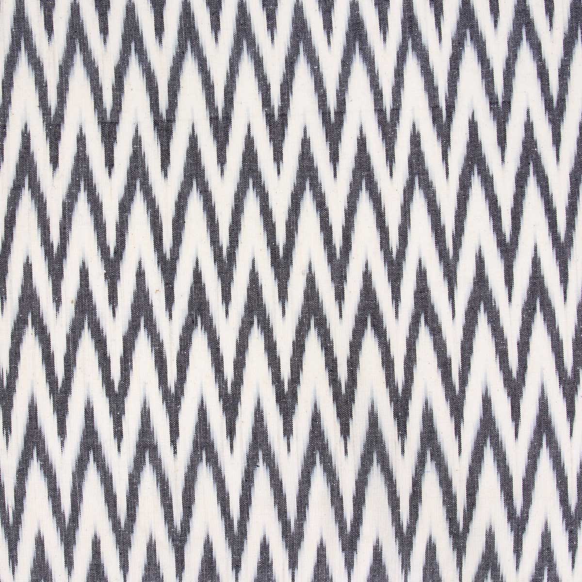 IKAT ZIGZAG Fabric, grey/white
