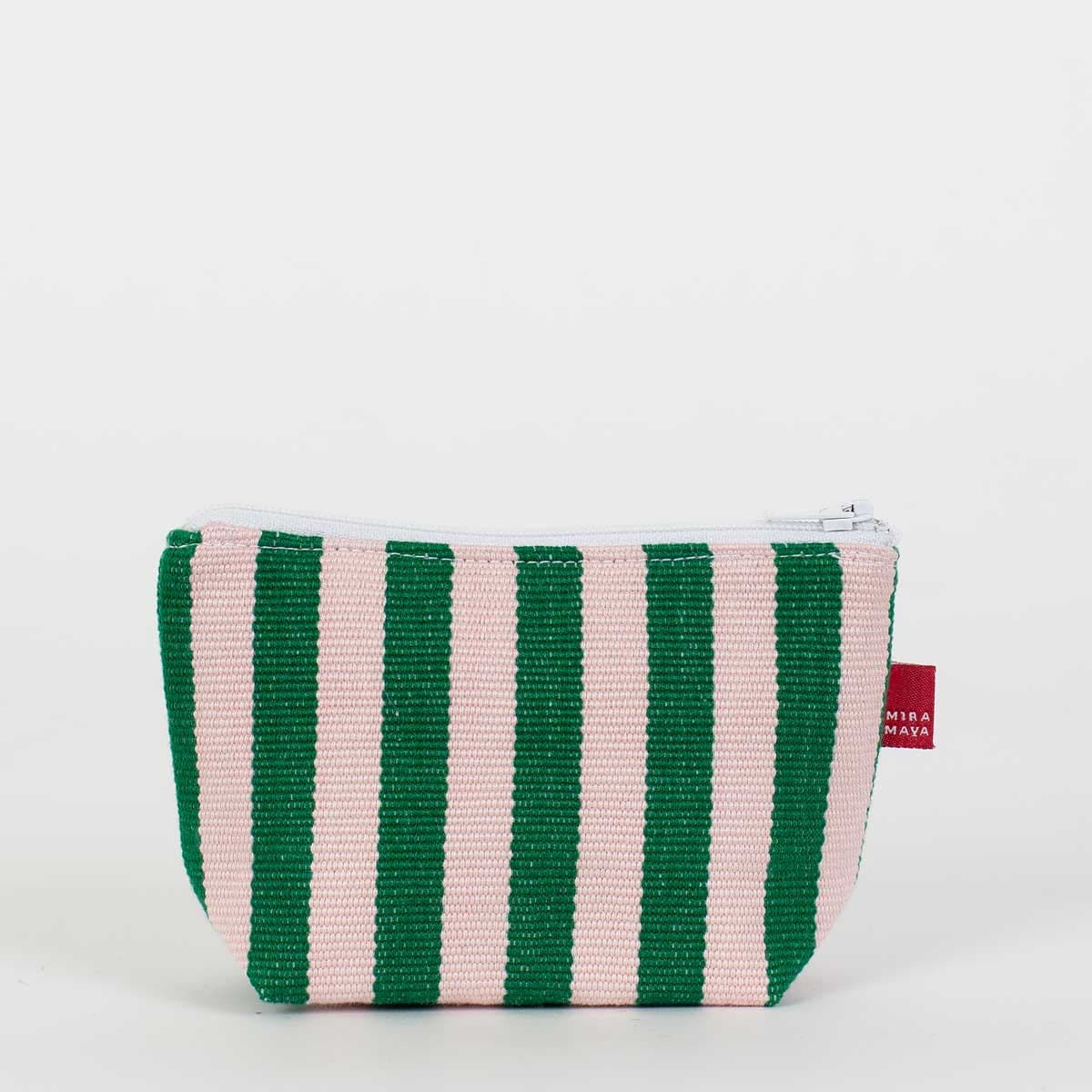 JOSEFIN Toiletry bag Mini, green/light pink