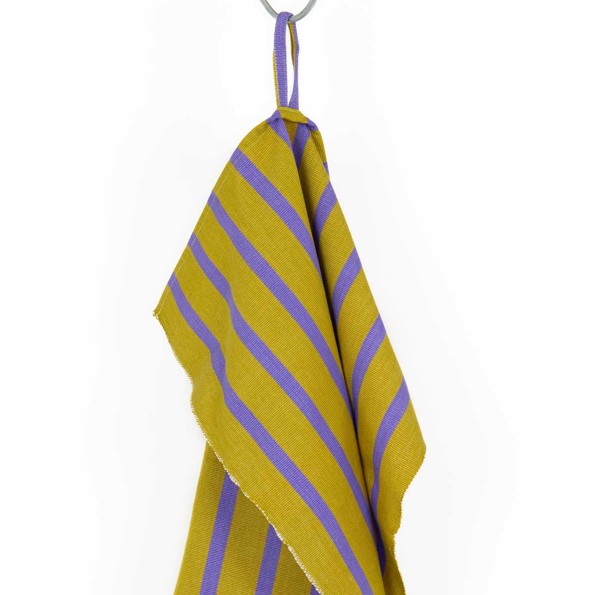 JUANA Towel 50x70, violet/mustard