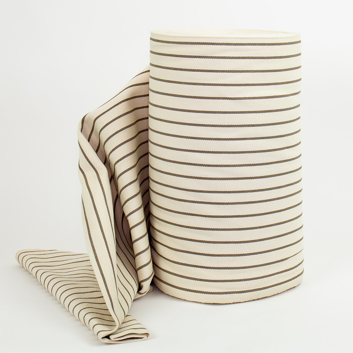 JUANITA Fabric 90 cm, off white/mole