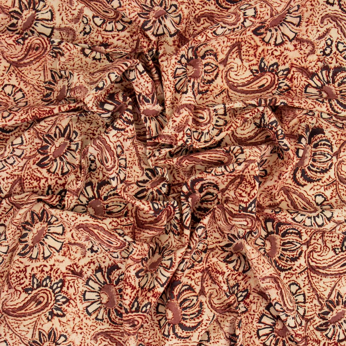 KALAMKARI Cathedral bells Fabric