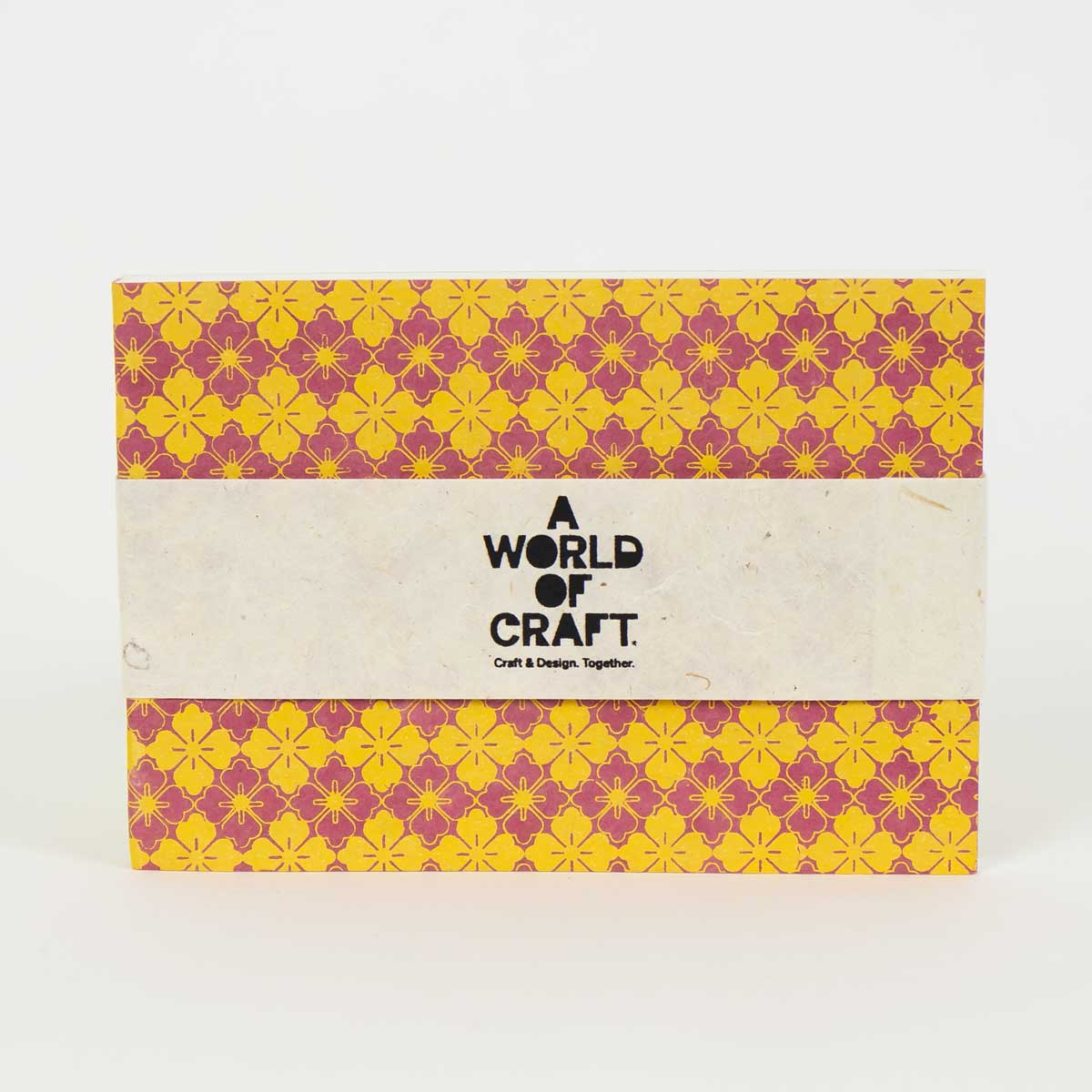 KALEIDOSCOPE Notebook A6, yellow/pink