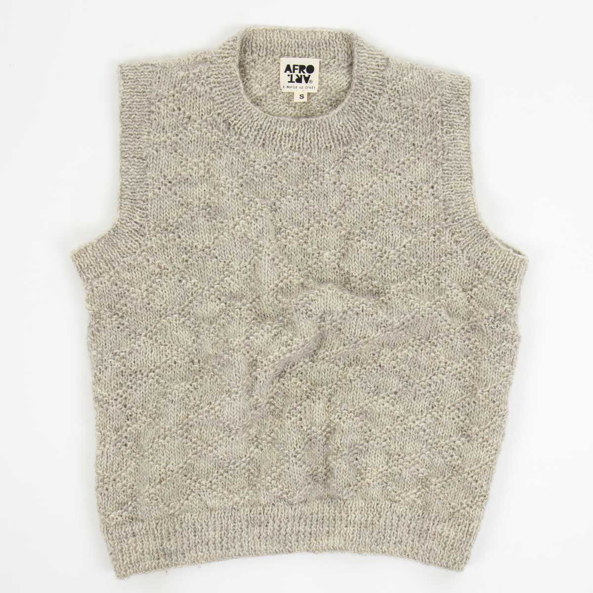 KNITS/23 Slipover Ljusgrå