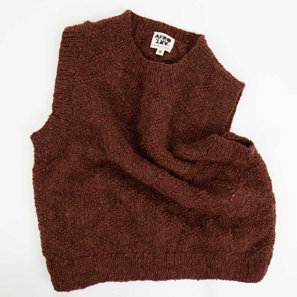 KNITS/23 Slipover, rust red